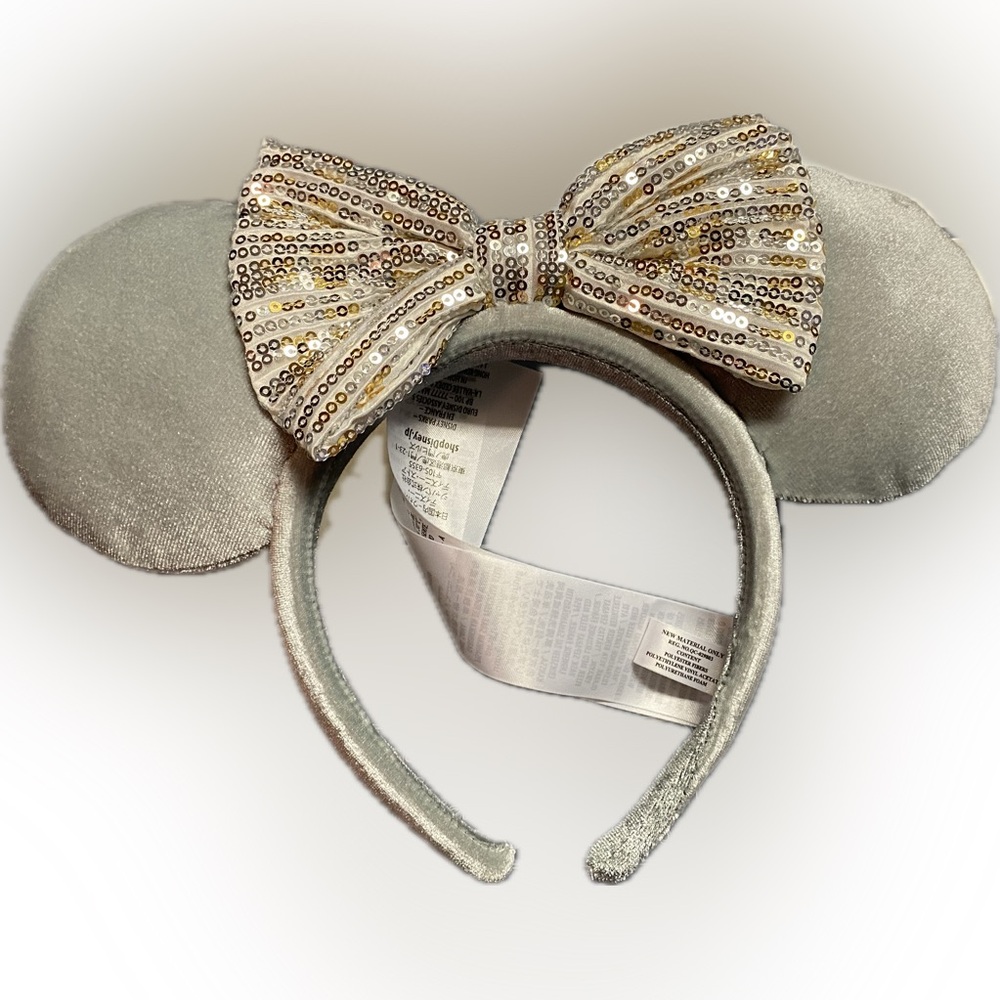 Disndy silver velvet Minnie Ears